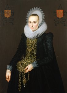 Justina van Teylingenin muotokuva, 1616 (katso pari kohdasta 307901)